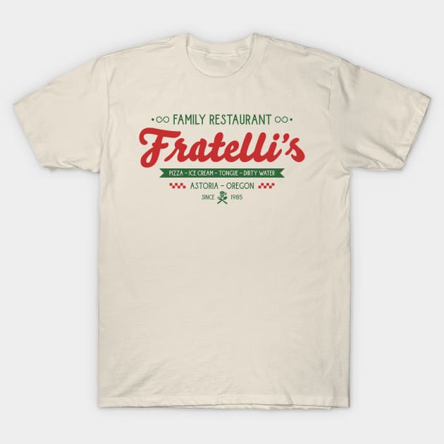 Fratellis Family Restaurant T-Shirt by Sachpica